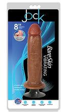 Load image into Gallery viewer, JOCK 8" Bareskin Vibrating Dong Realistic Dildo Latte