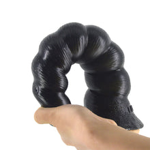 Load image into Gallery viewer, FAAK 10" Anal Butt Plug Textured 25cm Big Dildo Suction Cup Large Sex Dong Huge