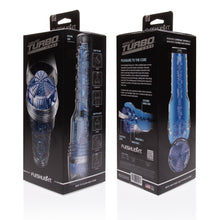 Load image into Gallery viewer, Fleshlight Turbo Core Oral Sex Manual Masturbator - Blue Ice 3D Textured