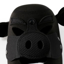 Load image into Gallery viewer, Neoprene Pig Mask Black
