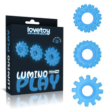 Load image into Gallery viewer, Lumino Play Penis Rings 3 Pc