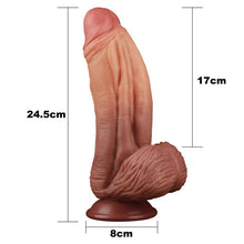 Load image into Gallery viewer, Lovetoy Nature Cock 10” King Size Alien Dual-Layer Silicone Realistic Dildo