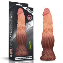 Load image into Gallery viewer, Lovetoy Nature Cock 9.5” ALIEN Dual-Layer Silicone Dildo Realistic