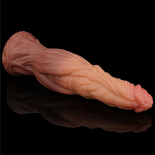Load image into Gallery viewer, Lovetoy Nature Cock 9.5” ALIEN Dual-Layer Silicone Dildo Realistic
