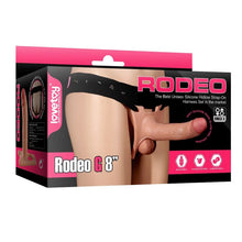 Load image into Gallery viewer, Lovetoy Rodeo Hollow G Strap On Set 8" Realistic Dildo Harness Set Sex Toy
