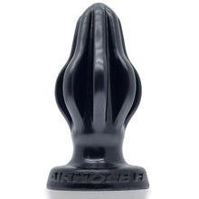 Load image into Gallery viewer, Airhole-1 Finned Buttplug Black - LOVEBEE