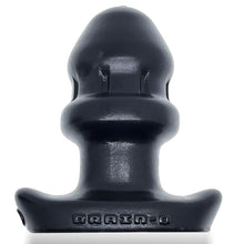 Load image into Gallery viewer, OxBalls Drain O Flow Thru Buttplug Black Anal Butt Plug