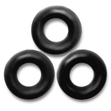 Load image into Gallery viewer, Fat Willy 3 Pc Jumbo Cockrings Black
