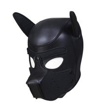 Load image into Gallery viewer, Puppy Play Mask Black