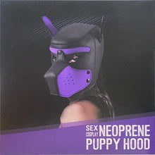 Load image into Gallery viewer, Puppy Play Mask Black