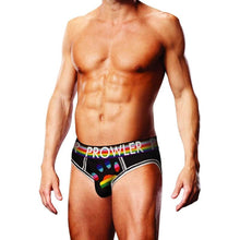 Load image into Gallery viewer, Prowler Oversized Paw Open Back Brief Black