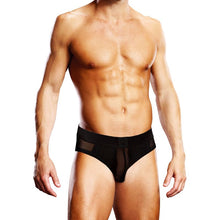 Load image into Gallery viewer, Prowler Mesh Open Back Brief Black