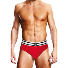 Load image into Gallery viewer, Prowler Open Back Brief White/Red