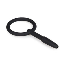 Load image into Gallery viewer, Hollow Silicone Penis Plug With Pull Ring