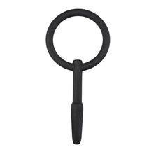 Load image into Gallery viewer, Hollow Silicone Penis Plug With Pull Ring