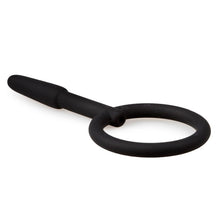 Load image into Gallery viewer, Hollow Silicone Penis Plug With Pull Ring