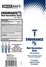 Load image into Gallery viewer, Swiss Navy Endurance RX Spray 15ml
