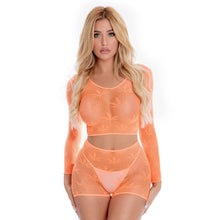 Load image into Gallery viewer, Leaf It To Me Short Set Orange