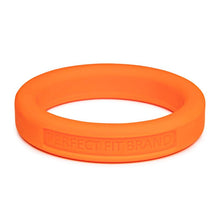 Load image into Gallery viewer, Classic Silicone Medium Stretch Penis Ring 44mm Orange