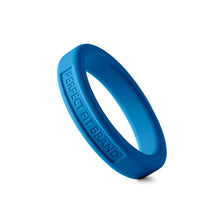 Load image into Gallery viewer, Classic Silicone Medium Stretch Penis Ring 44mm Blue