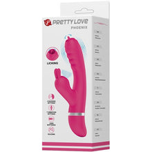 Load image into Gallery viewer, Phoenix Licking Vibe Pretty Love Clit Suction Rabbit Vibrator Pink