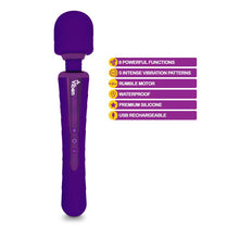 Load image into Gallery viewer, Viben Obsession Wand Super Powerful Massager Rechargeable Violet