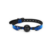 Load image into Gallery viewer, Whip Smart Diamond Deluxe Ball Gag Blue