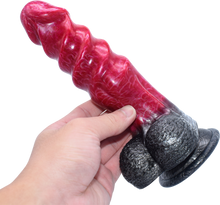 Load image into Gallery viewer, FAAK N5005 Aula 8" Platinum Silicone Anal Plug Dildo