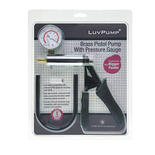 Load image into Gallery viewer, Brass Pistol Pump with Gauge and Hose