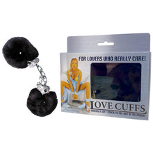 Load image into Gallery viewer, Love Cuffs Fluffy Handcuffs Black