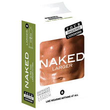 Load image into Gallery viewer, Four Seasons Naked Larger Fitting Condoms 6's