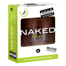 Load image into Gallery viewer, Four Seasons Naked Delay Condoms 6's