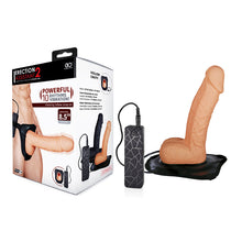 Load image into Gallery viewer, Erection Assistant 2 Vibrating Strap-On Hollow 8.5" Dildo Cock Couples Sex Toys