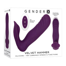 Load image into Gallery viewer, Gender X VELVET HAMMER Wearable Vibe Remote Control USB