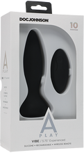 Load image into Gallery viewer, Vibe - Experienced - Rechargeable Silicone Anal Plug With Remote (Black)