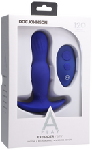 Load image into Gallery viewer, EXPANDER - Rechargeable Silicone Anal Plug With Remote - Royal Blue