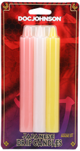Load image into Gallery viewer, Japanese Drip Candles - 3 Pack - Pink, White, Yellow