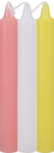 Load image into Gallery viewer, Japanese Drip Candles - 3 Pack - Pink, White, Yellow