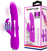 Load image into Gallery viewer, Pretty Love Dorothy Thrusting G Spot Rabbit Vibrator USB Telescopic Sex Toy