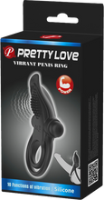 Load image into Gallery viewer, Vibrant Penis Ring (Black)