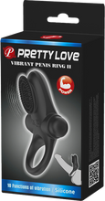 Load image into Gallery viewer, Vibrant Penis Ring II (Black)