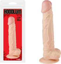 Load image into Gallery viewer, Hoodlum 9" Realistic Dildo Veined Cock Suction Cup Dong Balls Flexible Sex Toy