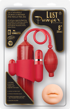 Load image into Gallery viewer, Lust Pumper 8" Vibrating Pump W/ Gauge - Mouth