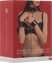 Load image into Gallery viewer, Reversible Collar And Wrist Cuffs