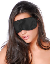 Load image into Gallery viewer, Satin Love Mask (Black)