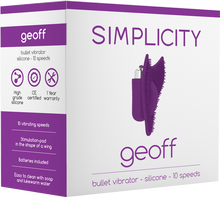 Load image into Gallery viewer, GEOFF Bullet Vibrator