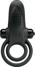 Load image into Gallery viewer, Vibrant Penis Ring (Black)