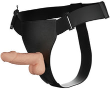 Load image into Gallery viewer, Pretty Love Vibrating 7.6" Dildo Harness Dong Lesbian Couples Sex Toy