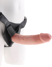 Load image into Gallery viewer, Strap On Harness With 9" Cock (Flesh)