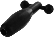 Load image into Gallery viewer, XR Brands - The Hallows - Cum-Thru Barbell (Black)